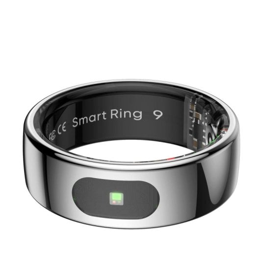 Anillo inteligente Leotec Kör HA Plata sensor ritmo cardíaco 5 ATM seguimiento deportivo