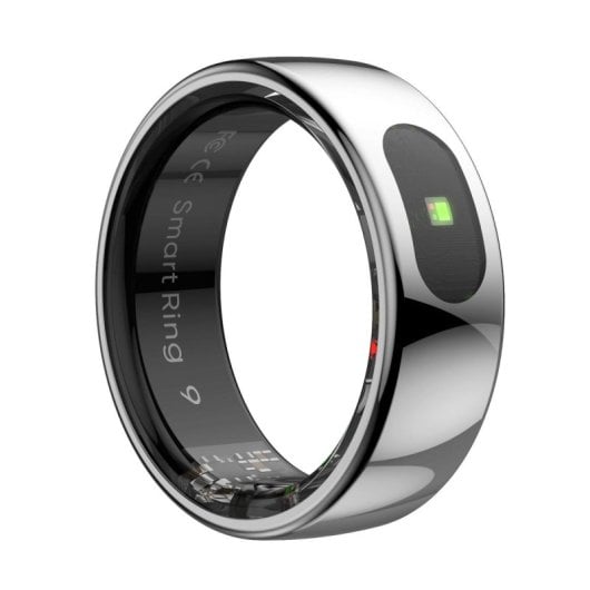 Anillo inteligente Leotec Kör HA Plata sensor ritmo cardíaco 5 ATM seguimiento deportivo