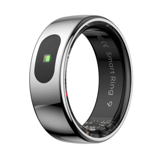 Anillo inteligente Leotec Kör HA Plata sensor ritmo cardíaco 5 ATM seguimiento deportivo