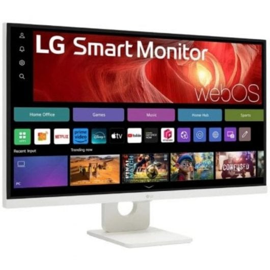Monitor LG MyView 27U731SA-W 27" 4K 60Hz IPS Smart TV webOS HDR10 USB-C 65W Blanco
