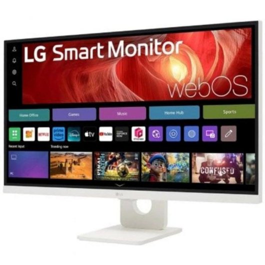 Monitor Smart LG 27U731SA-W, 27", webOS 24, IPS, 4K UHD, USB-C 65W, Altavoces, Bluetooth