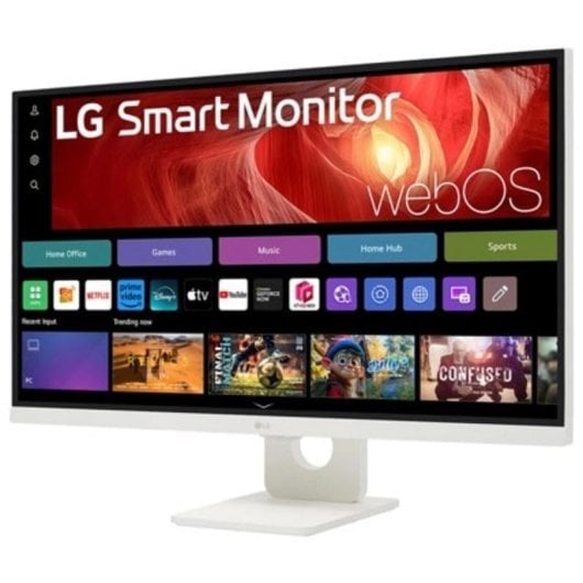 Monitor Smart LG 27U731SA-W, 27", webOS 24, IPS, 4K UHD, USB-C 65W, Altavoces, Bluetooth