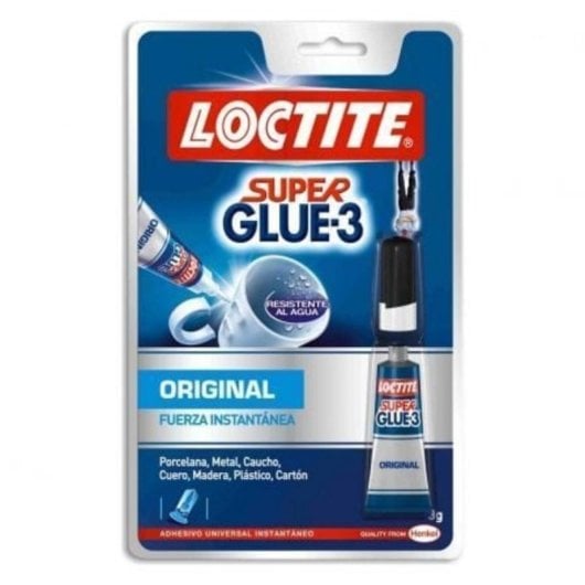 Adhesivo Loctite Super Glue-3 Original Transparente Resistente Multiusos 3g