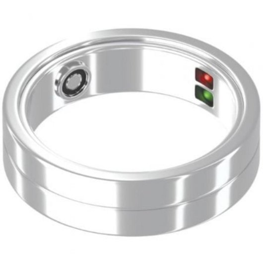 Anillo Inteligente Maxcom MR100 Plata Monitorización Salud, Notificaciones, IP68, 4-6 días batería
