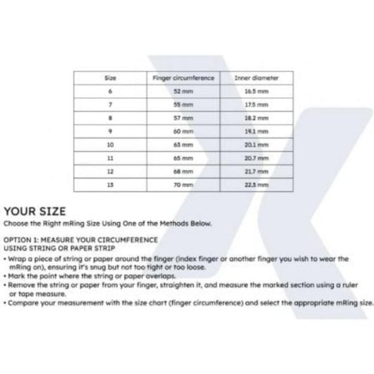 Anillo inteligente Maxcom MR100 Acero inoxidable IP68 HRV Notificaciones Plata