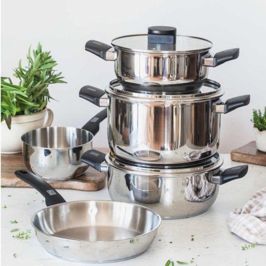 Elite Inox Monix M240218 Edelstahl Induktion 18cm 3L Elite Inox Monix M240218 Edelstahl Induktion 18cm 3L