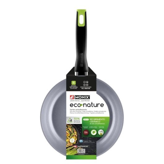Pfanne Monix Eco Nature M261224 Ø24cm Aluminium Schmiedetec Eco Pfanne Monix Eco Nature M261224 Ø24cm Aluminium Schmiedetec
