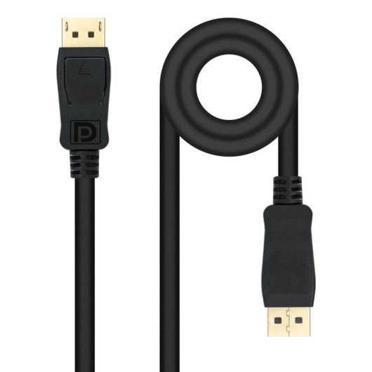 Cavo DisplayPort Nanocable 1.4 DP/M-DP/M 0,5m Nero con Video 8K e Audio Multicanale
