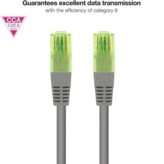 Câble réseau Nanocable RJ45 Cat.6 UTP 30 cm gris AWG26 CCA