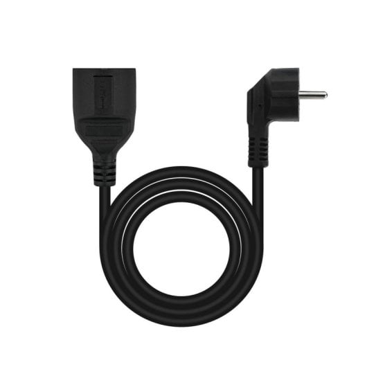 Cable alargador Nanocable 10.22.0610-BK Schuko Macho-Hembra 10m 1.5mm² 4000W Negro