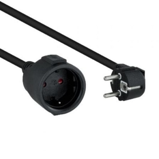 Cable alargador Nanocable 10.22.0610-BK Schuko Macho-Hembra 10m 1.5mm² 4000W Negro