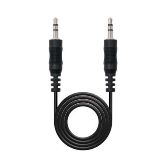 Cable audio Nanocable 10.24.0103 Jack 3.5 mm macho-macho 3m negro estéreo