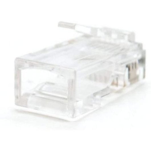 Conector RJ45 Nanocable Cat.5e 8 Hilos UTP Transparente 10 Unidades