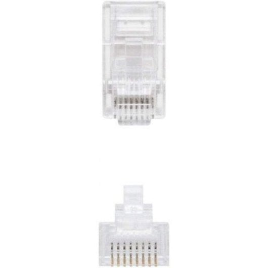 Conector RJ45 Nanocable 10.21.0101 Cat.5e UTP 8 contactos Transparente 10 unidades