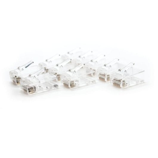 Connecteur RJ45 Nanocable 10.21.0101 Cat.5e UTP 8 contacts Transparent 10pcs