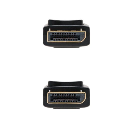 Cable DisplayPort Nanocable 10.15.2300 0.5m 1.2 4K 20 Pines Macho-Macho Negro