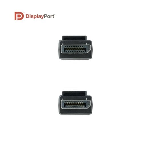 Cable DisplayPort Nanocable 10.15.2501-L150 1.5m Certificado 1.4 8K 32.4Gbps Negro
