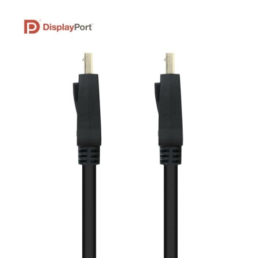 Cable DisplayPort Nanocable 10.15.2501-L150 1.5m Certificado 1.4 8K 32.4Gbps Negro