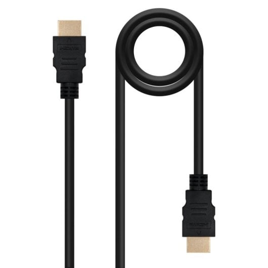 HDMI Kabel Nanocable V1.4 1m Schwarz Hochgeschwindigkeit Ethernet HDMI Kabel Nanocable V1.4 1m Schwarz