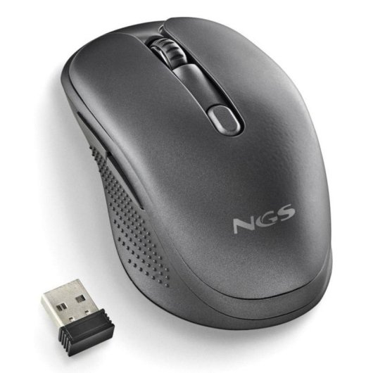 Ratón NGS inalámbrico 1600 DPI Bluetooth + RF Wireless recargable silencioso
