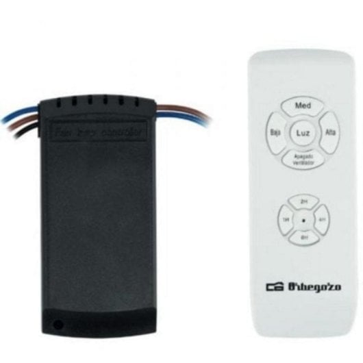 Kit para Ventilador de Techo Orbegozo RCM 9000 Receptor y Mando a Distancia RF Memoria 12m