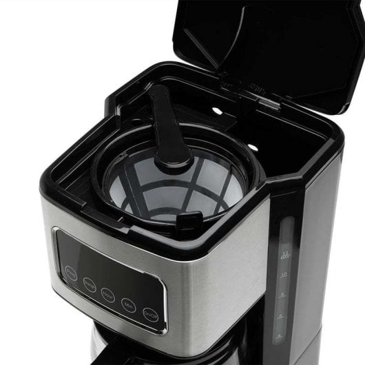 Cafetera Goteo Orbegozo CG 6015 15 tazas 900W programable acero inoxidable LED