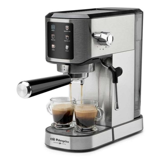 Caffettiera Espresso Orbegozo EX 7000 1L 20 bar con pannello touch e montalatte