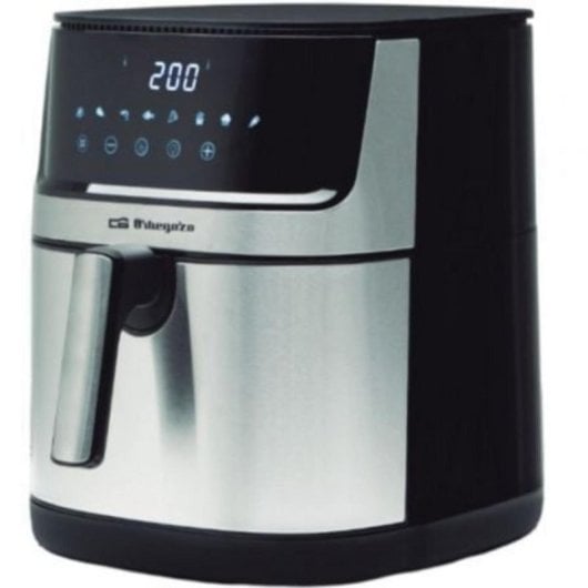 Freidora de aire Orbegozo FDR 8010 8L 2000W doble resistencia pantalla LED temporizador