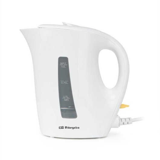 Hervidor Orbegozo KT 4150 1L 1200W Branco Indicador Nível de Água Hervidor Orbegozo KT 4150 1L 1200W Branco Indicador Nível de Água