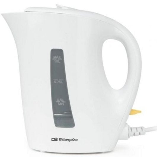 Hervidor Orbegozo KT 4150 1L 1200W Branco Indicador Nível de Água Hervidor Orbegozo KT 4150 1L 1200W Branco Indicador Nível de Água