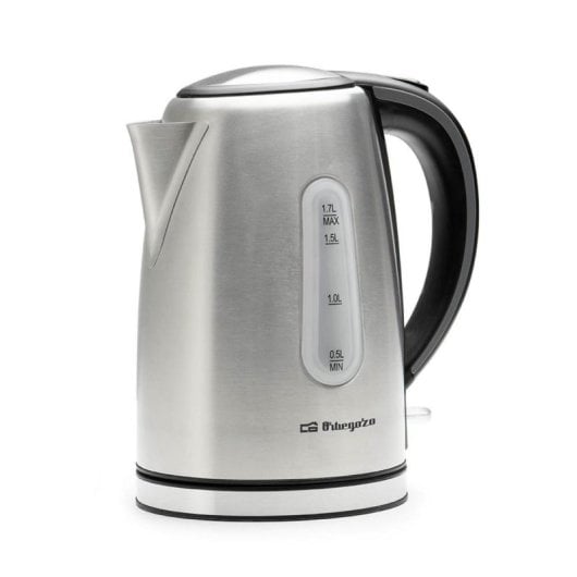Hervidor Orbegozo KT 6024 1,7L 2200W Acier Inoxydable Protection Contre Surchauffe