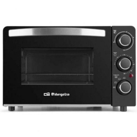 Horno eléctrico Orbegozo HCC 5015 15L Negro doble cristal temporizador 1300W multifunción