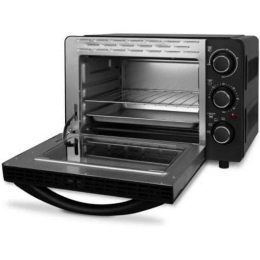 Horno eléctrico Orbegozo HCC 5015 15L Negro doble cristal temporizador 1300W multifunción