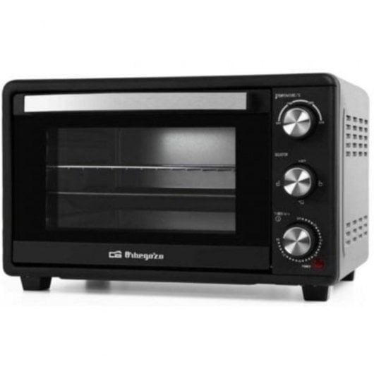 Horno eléctrico Orbegozo HCI 5025 25L Negro puerta doble cristal temporizador 1500W