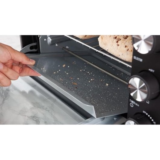 Horno elétrico Orbegozo HCI 5025 25 litros Inox 1500W com temporizador e termostato regulável