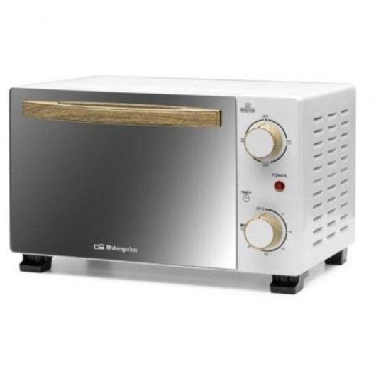 Mini Forno Orbegozo HO 990 Limpeza Manual 10L 38cm Temporizador Branco
