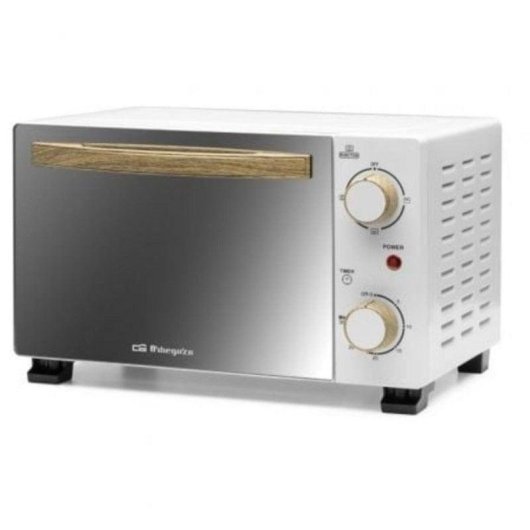 Mini Forno Orbegozo HO 990 Limpeza Manual 10L 38cm Temporizador Branco