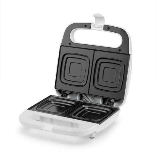 Sandwichera Orbegozo SW 4915 800W Placas Antiadherentes Capacidad 4 Sándwiches Blanca