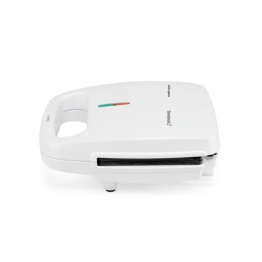Sandwichera Orbegozo SW 4915 800W Placas Antiadherentes Capacidad 4 Sándwiches Blanca
