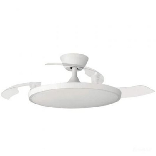 Ventilateur de Plafond avec Lumière Orbegozo CP 148105 35W 105cm 6 Vitesses Pales Rétractables Télécommande