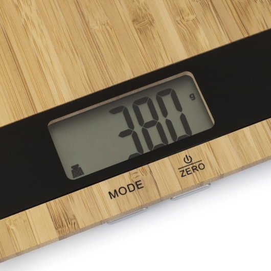 Báscula de cocina Princess 492944 electrónica bambú 5kg alta precisión pantalla LCD