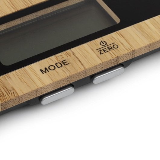 Báscula de cocina Princess 492944 electrónica bambú 5kg alta precisión pantalla LCD