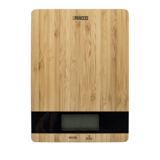 Balance de cuisine Princess 492944 électronique bambou 5 kg précision LCD