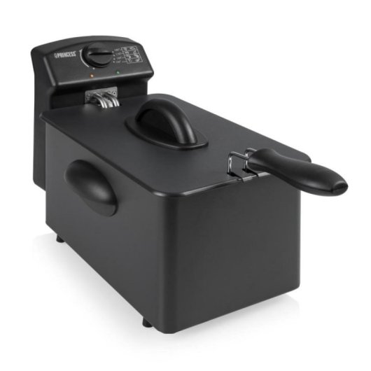 Friteuse Princess 01.182729.01.001 Acier Noir 4L avec Système de Sécurité