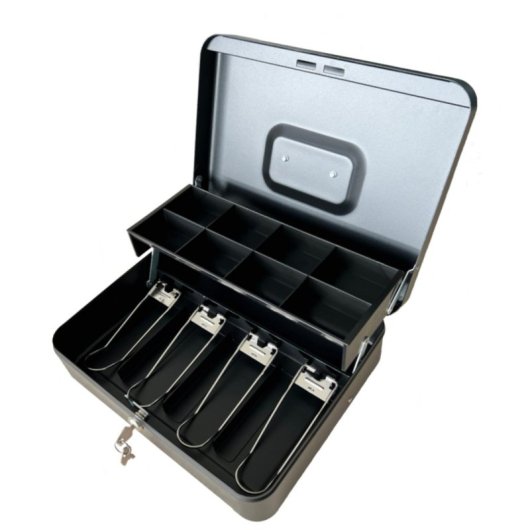 Cajón de efectivo Premier CB-48 Manual Metall Schwarz 325x270x125 mm