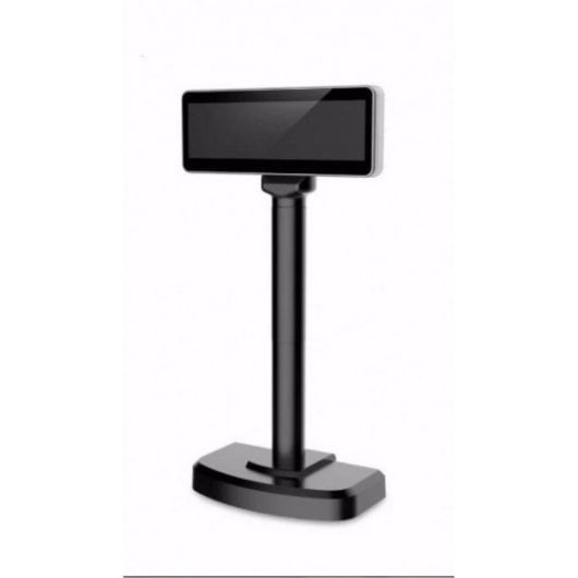 Visor VFD Premier CD-220 U 2x20 Caracteres USB Negro, 700 cd/m², Pole Telescópico