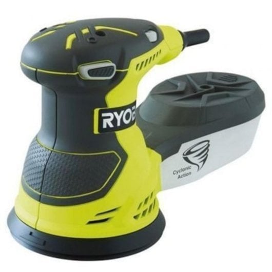 Lijadora excéntrica Ryobi ROS300 300W velocidad variable 125mm con 5 lijas