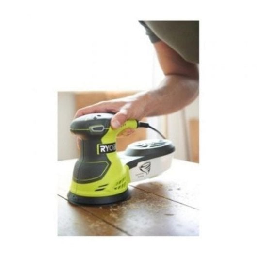 Lijadora excéntrica Ryobi ROS300 300W velocidad variable 125mm con 5 lijas