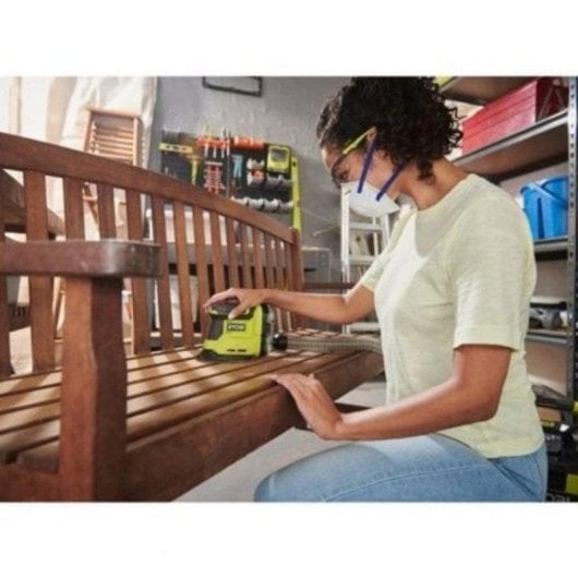 Lijadora Triangular Ryobi ONE+ RPS18-0 18V Sin Batería 22000 OPM 6 Lijas Velcro