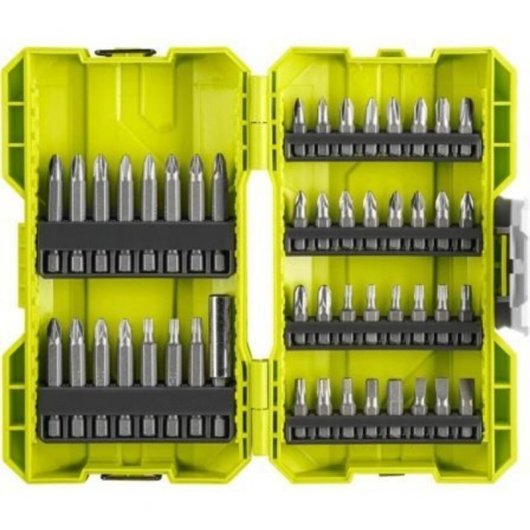 Atbitsatz Ryobi RAK48SSD 48 Stück Magnetischer Halter Schraubendreher Bits Atbitsatz Ryobi RAK48SSD 48 Stück Magnetischer Halter